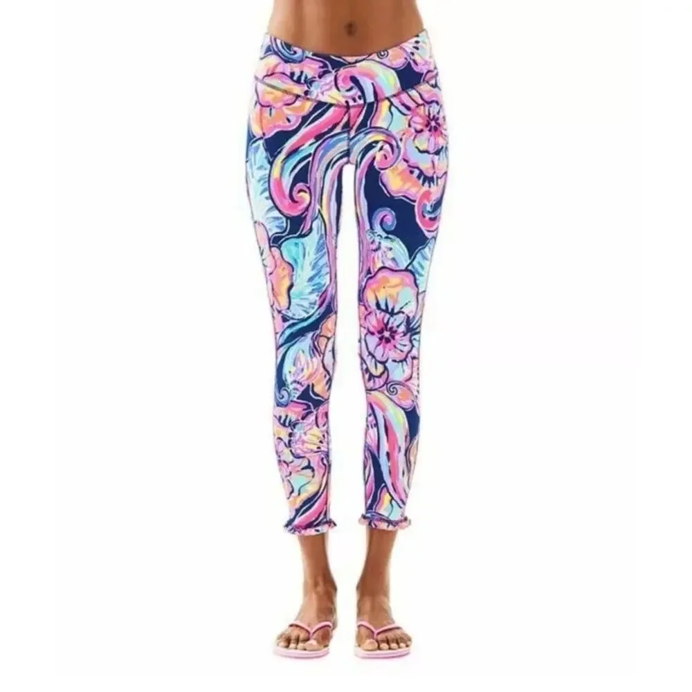 Lilly Pulitzer‎ Boho Bateau Luxletic Marla Weekender Leggings Pants Size XS